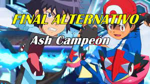 Pokémon XY&Z capitulo 38 - Final alternativo Ash Campeón(Como debería haber  terminado la Liga Kalos) - YouTube