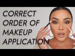 correct order of applying makeup nina