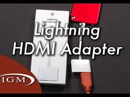 Lightning To Hdmi Digital Av Adapter Youtube