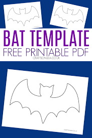 Bat Template Free Printable Pdf