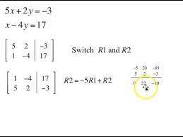 Gaussian Elimination With Back