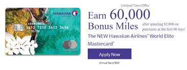 expired 60k hawaiian airlines offer 1