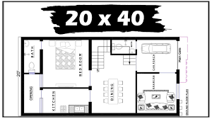 3 marla house map 20 x 40 you