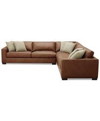 L Shaped Leather Sofa Modern Leather