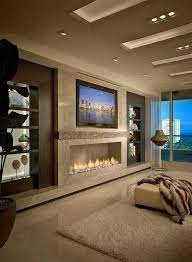 Fireplace And Tv Wall Mounted Luxury