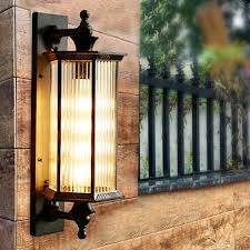 Luxury Park Street Outdoor Wall Lamp