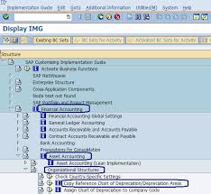 Asset Accounting Configuration Steps In Sap Asset