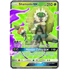 Make a fun, dynamic card! Shamonk Gx Mahat Region Custom Pokemon Card Zabatv