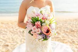 100 beach wedding bouquets tropical