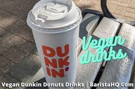 vegan dunkin donuts drinks 12 healthy