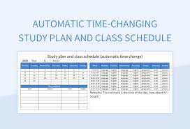 cl schedule excel template