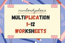 free printable multiplication 1 12