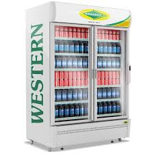 Double Door Commercial Refrigerator At