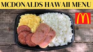 mcdonald s hawaii exclusive menu