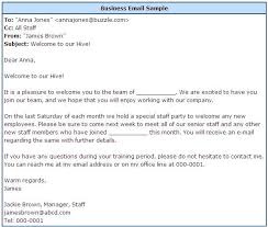 Proper Business Email Format Example Sample Professional