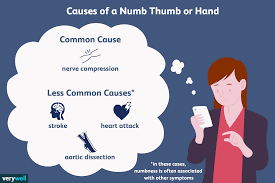 potential causes of a numb thumb or hand