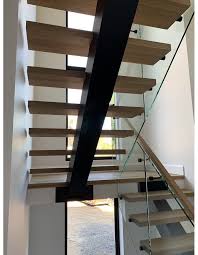 Interior Floating Staircase With Wooden