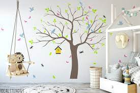 Nursery Tree Wall Stencil Tree With