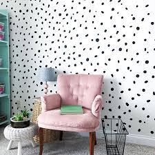 polka dot accent wall accent wall