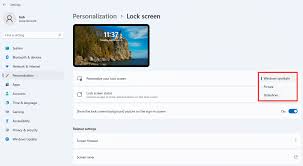 setting the lock screen background