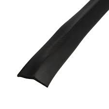 black rubber foam garage weatherstrip