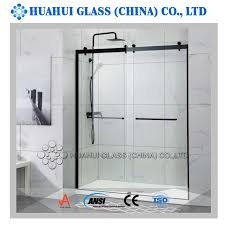 china double sliding shower glass doors