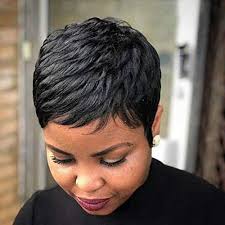 Short hair is like the perfect accessory that helps bring your entire look together. Amazon Com Naseily Short Black Pixie Cuts Hair Wigs African American Short Black Wig Female Hairstyles 9627 Hb Beauty