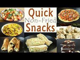 quick and healthy snacks non fried