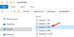 fix xinput1 3 dll is missing or not