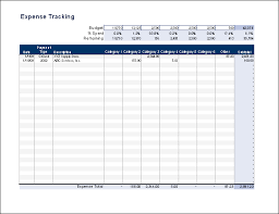 Free Expense Tracking And Budget Tracking Spreadsheet