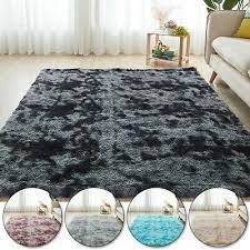 fluffy large rugs anti slip soft carpet