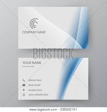 Vector Business Card Vector Photo Free Trial Bigstock