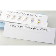 packaging wine glass charms packaging