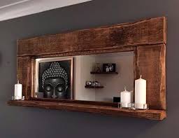 Handmade Rustic Chunky Wall Mirror