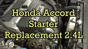 honda accord starter replacement 2 4l