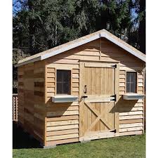 Red Cedar Storage Shed Dutch Door