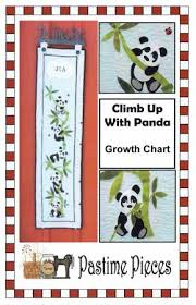 Climb Up With Panda Growth Chart Kit