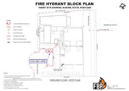 fire hydrant block plans fire block