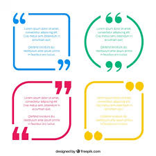 Quotes Template Pack Vector Free Download