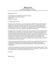 Social Work Cover Letters Templates Cover Letter Samples
