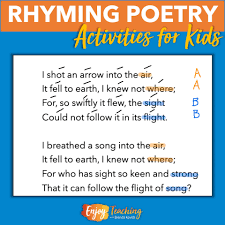 teaching rhyming poetry for kids