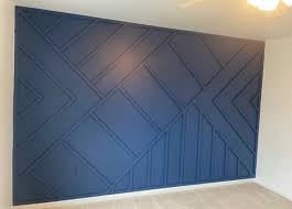 Diy Geometric Wood Accent Wall Design