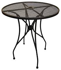 Wrought Iron Bar Table Round Wrought