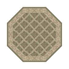 traditional vines green ocon rug by