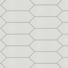 Merola Tile Kite Light Grey 3 7 8 In X