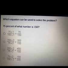 Which Equation Can Be Used To Solve The
