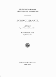 Echinodermata Ku Scholarworks University Of Kansas