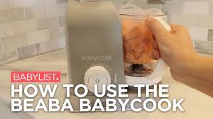 How To Use The Beaba Babycook