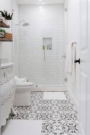 Uses same type of tiles but these tiles are oriented differently from one position to the other in the bathroom. Basement Bathroom Reveal And The Best Tile Of 2018 Oh Sweet Basil