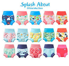 Details About Splash About New Happy Nappy Reusable Baby Toddler Neoprene Swim Nappy